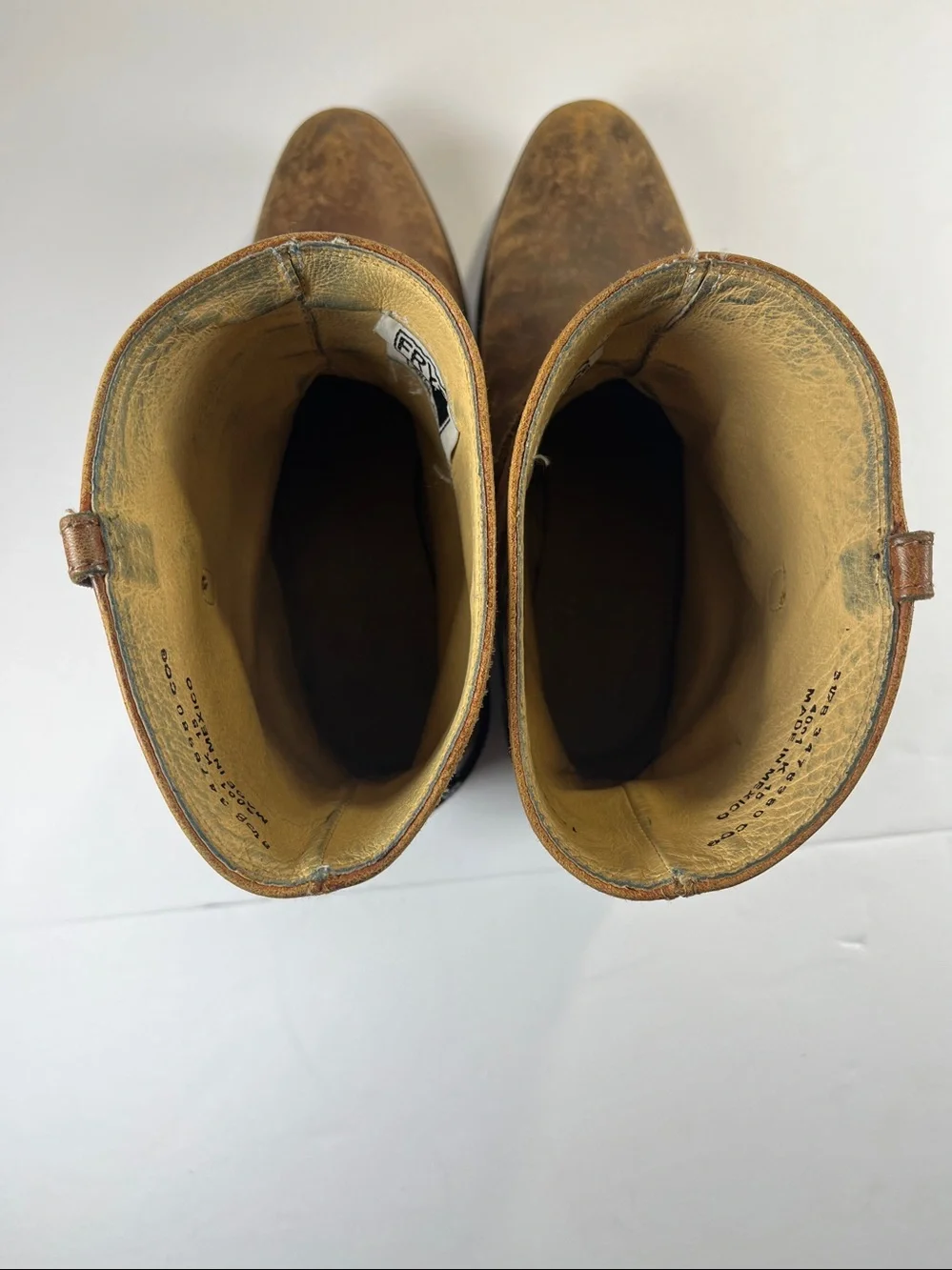 Frye Womens Brown Leather Short Boots Sz 8.5B